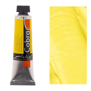 Cobra Water Mixable Oil Color 40ml Cadmium Yellow Lemon