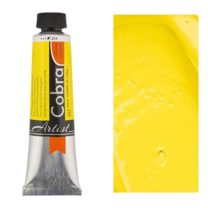 Cobra Water Mixable Oil Color 40ml Permanent Lemon Yellow