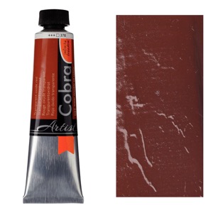 Cobra Water Mixable Oil Color 40ml Transparent Oxide Red