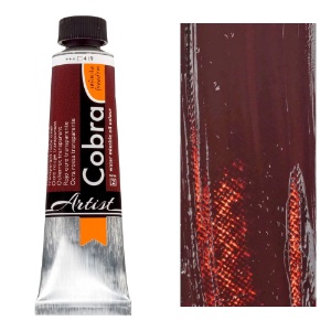 Cobra Water Mixable Oil Color 40ml Transparent Red Ochre
