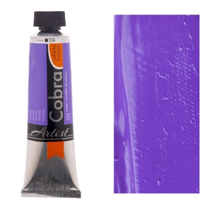 Cobra Water Mixable Oil Color 40ml Permanent Blue Violet