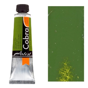 Cobra Water Mixable Oil Color 40ml Olive Green Yellow