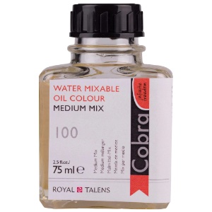 Cobra Water Mixable Oil Color 75ml Medium Mix 100