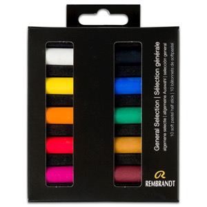 Rembrandt Extra Fine Artists' Quality Soft Pastel Whole Stick 15 Set General