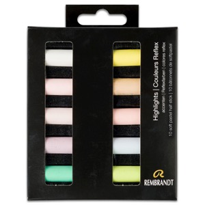 Rembrandt Soft Pastel Half Stick 10 Set Highlights