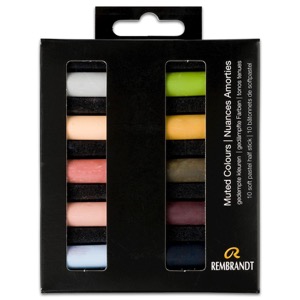 Rembrandt Soft Pastel Half Stick 10 Set Muted Colours