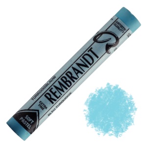 Rembrandt Extra Fine Artists' Quality Soft Pastel Turquoise Blue 522.8