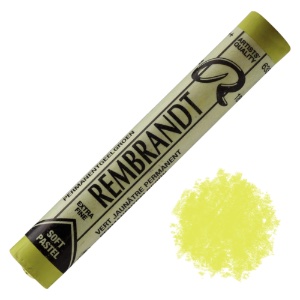 Rembrandt Extra Fine Artists' Quality Soft Pastel Perm. Yellow Green 633.5