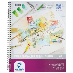 Van Gogh Mixed Media Paper Pad 135lb 20 Sheets 9"x12"