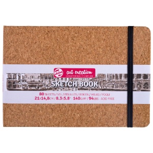 Talens Art Creation Sketchbook 80 Sheets 8.3"x5.8" Cork