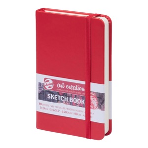 Talens Art Creation Sketchbook 3.5"x5.5" Red