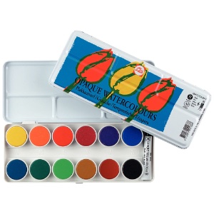 Talens Opaque Watercolor 12 Set