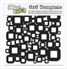 The Crafter's Workshop 6x6 Template - Retro Squares