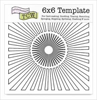 The Crafter's Workshop 6x6 Template - Sunburst