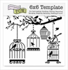 The Crafter's Workshop 6x6 Template - Birds of a Feather