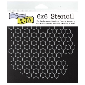 The Crafter's Workshop Stencil 6"x6" Chicken Wire