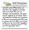 The Crafter's Workshop 6x6 Template - Art Is