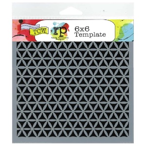 The Crafter's Workshop Ronda Palazzari Designs Stencil 6"x6" Kaleidoscope