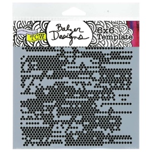 The Crafter's Workshop Balzer Designs Stencil 6"x6" Tiny Circles