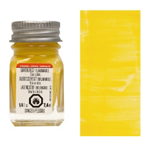 Testors Enamel Paint 0.25oz Yellow