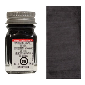 Testors Enamel Paint 0.25oz Flat Black