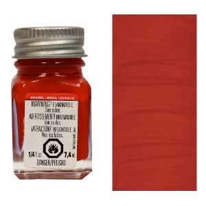 Testors Enamel Paint 0.25oz Flat Red