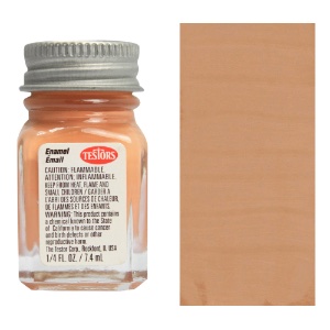 Testors Enamel Paint 0.25oz Flat Light Tan