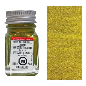 Testors Enamel Paint 0.25oz Gold Metal Flake