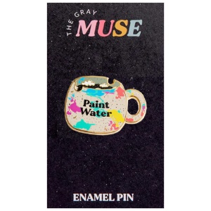 The Gray Muse Enamel Pin Paint Water Cup