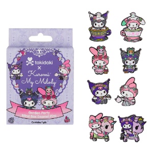 Tokidoki x Kuromi & My Melody Blind Box Enamel Pin Garden Party