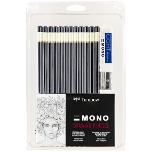 Tombow MONO Graphite Drawing Pencil 12 Set
