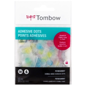 Tombow Permanent Adhesive Dots 100 Pack