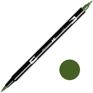Tombow Dual Brush Pen 177 Dark Jade