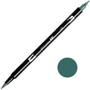 Tombow Dual Brush Pen 228 Grey Green