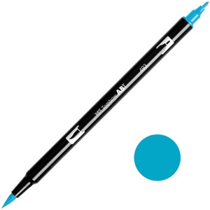 Tombow Dual Brush Pen 493 Reflex Blue