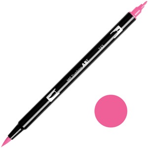 Tombow Dual Brush Pen 743 Hot Pink