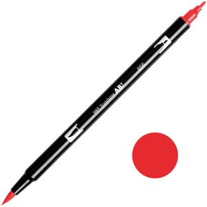 Tombow Dual Brush Pen 856 Poppy Red