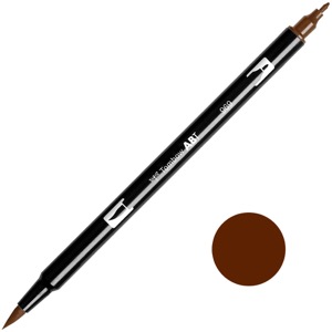 Tombow Dual Brush Pen 969 Chocolate