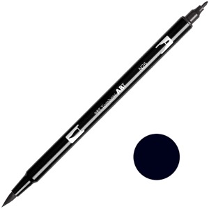 Tombow Dual Brush Pen N25 Lamp Black