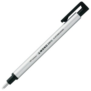 Tombow MONO Zero Eraser Silver Round