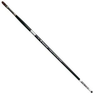 Trekell Crimson Taklon Synthetic 10" Long Brush Series 1520 Filbert #6