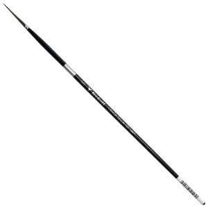 Trekell Crimson Taklon Synthetic 10" Long Brush Series 1580 Liner #5/0