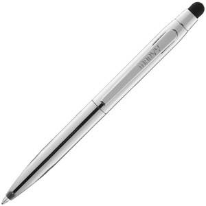 Marvy Uchida St Tropez Petite 2-in-1 Stylus Ballpoint Pen Silver