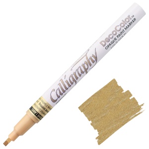 Calligraphy Paint Marker Gold