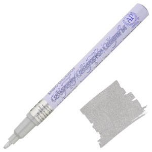 DecoColor Calligraphy Opaque Paint Marker Chisel Silver