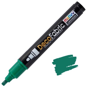 Marvy Uchida DecoFabric Opaque Paint Marker Green
