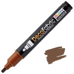 Marvy Uchida DecoFabric Opaque Paint Marker Brown