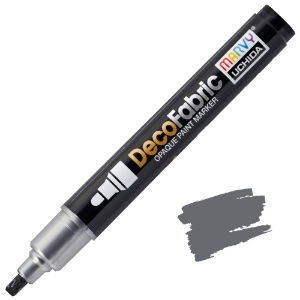 Marvy Uchida DecoFabric Opaque Paint Marker Pearl Black