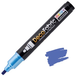 Marvy Uchida DecoFabric Opaque Paint Marker Pearl Blue