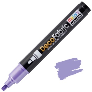 Marvy Uchida DecoFabric Opaque Paint Marker Pearl Violet